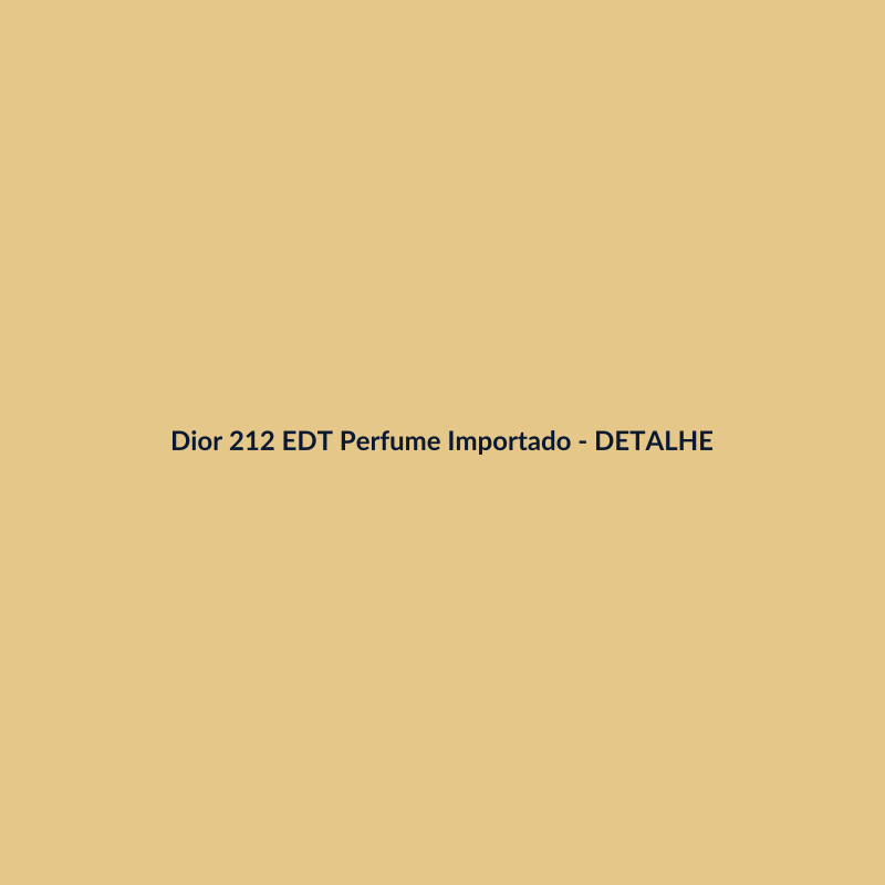 Dior 212 EDT Perfume Importado 100g - imagem 3