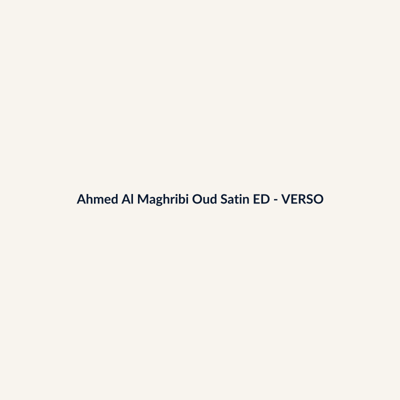 Ahmed Al Maghribi Oud Satin EDP Perfume Árabe 50ml - imagem 2