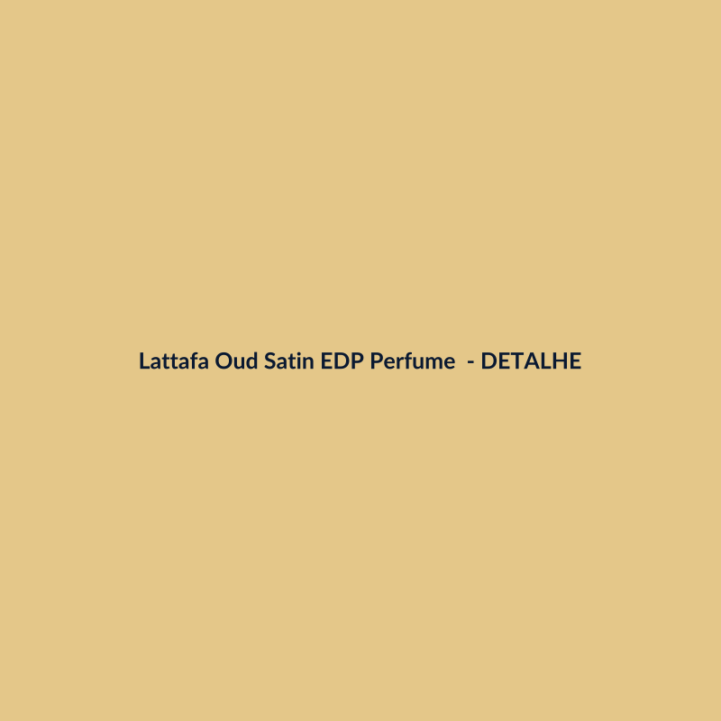 Lattafa Oud Satin EDP Perfume Árabe 100g - imagem 3