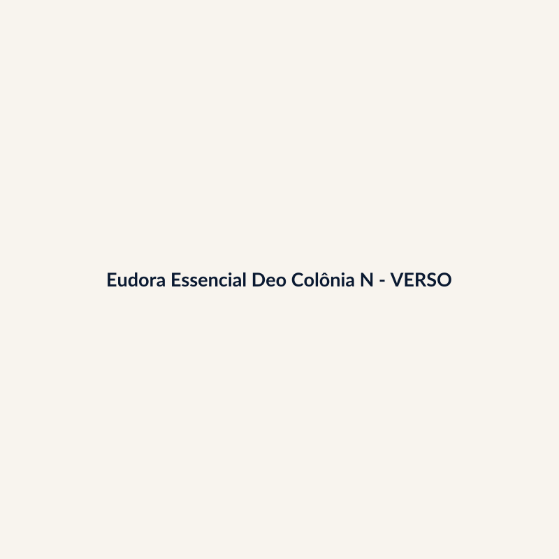 Eudora Essencial Deo Colônia Nacional 60ml - imagem 2