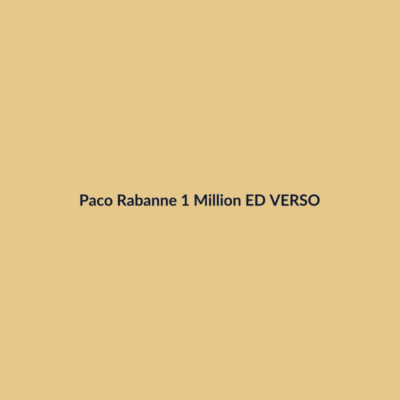 Paco Rabanne 1 Million EDT 100ml VERSO