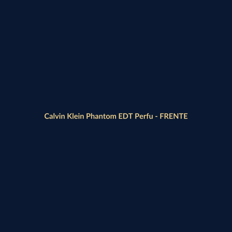 Calvin Klein Phantom EDT Perfume Importado 100g - imagem 1
