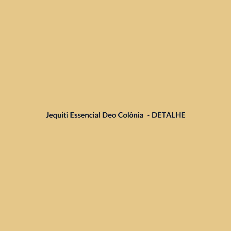 Jequiti Essencial Deo Colônia Nacional 75ml - imagem 3