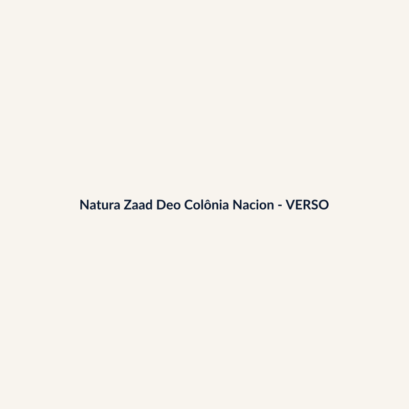 Natura Zaad Deo Colônia Nacional 60ml - imagem 2