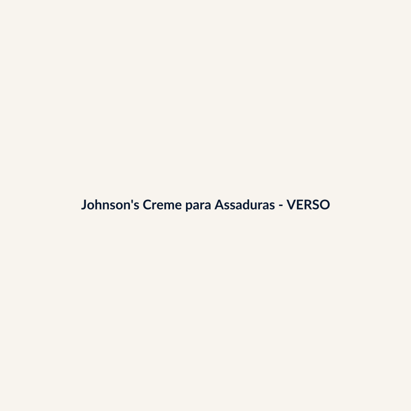 Johnson's Creme para Assaduras Higiene Pessoal Farmácia 150ml - imagem 2