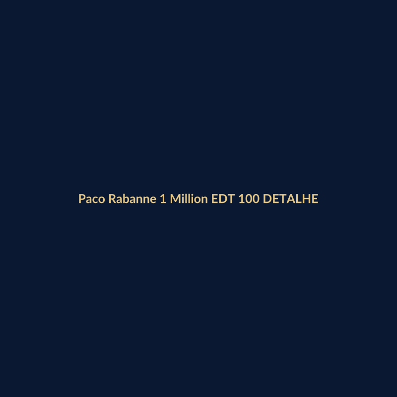 Paco Rabanne 1 Million EDT 100ml DETALHE