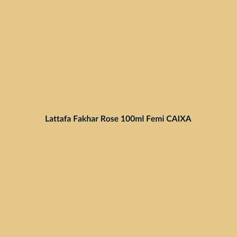 Lattafa Fakhar Rose 100ml Feminino CAIXA