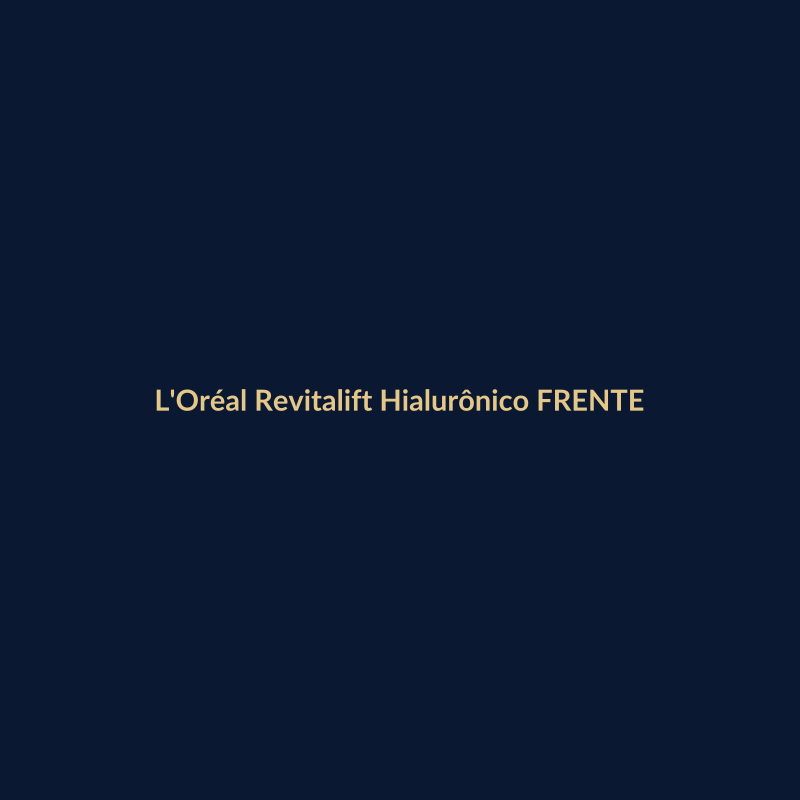 L'Oréal Revitalift Hialurônico 30ml FRENTE