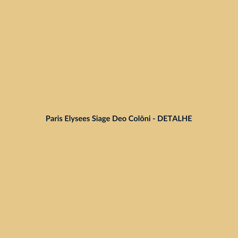 Paris Elysees Siage Deo Colônia Nacional 60ml - imagem 3