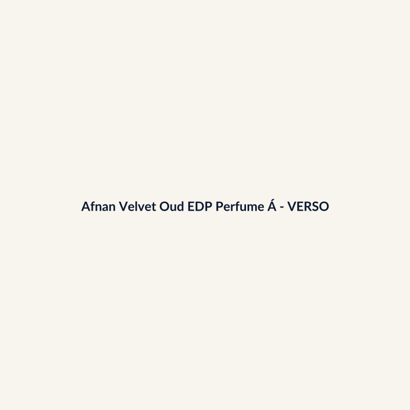 Afnan Velvet Oud EDP Perfume Árabe 30ml - imagem 2