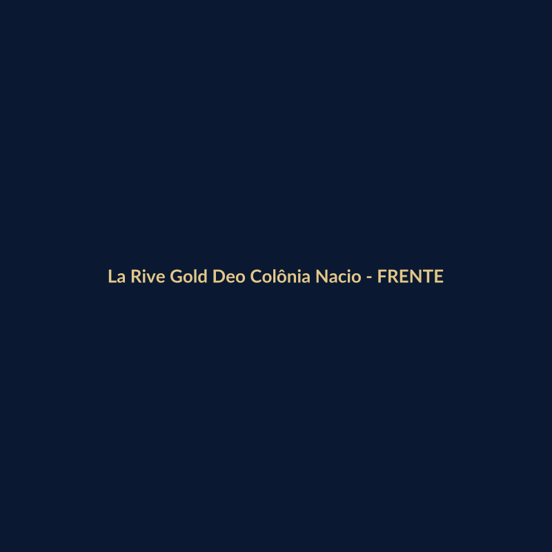 La Rive Gold Deo Colônia Nacional 60ml - imagem 1