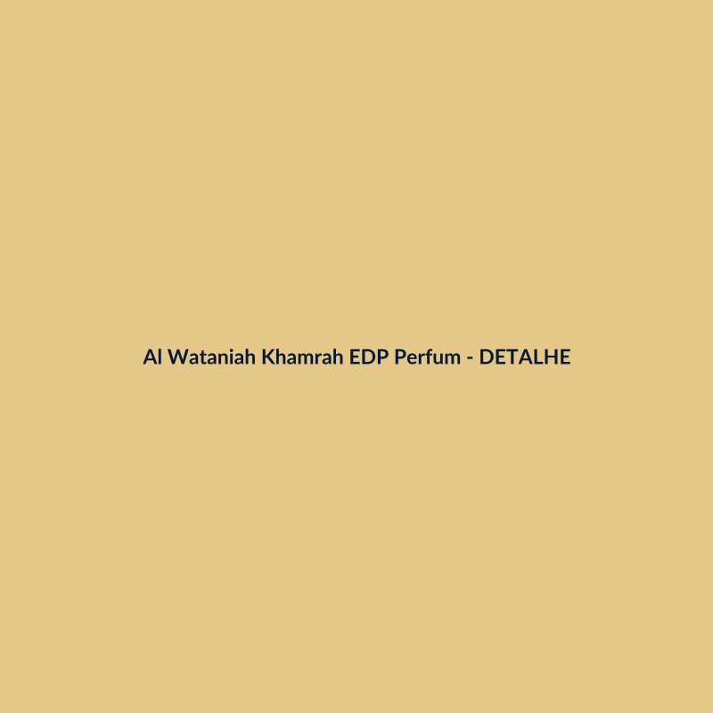 Al Wataniah Khamrah EDP Perfume Árabe 50ml - imagem 3