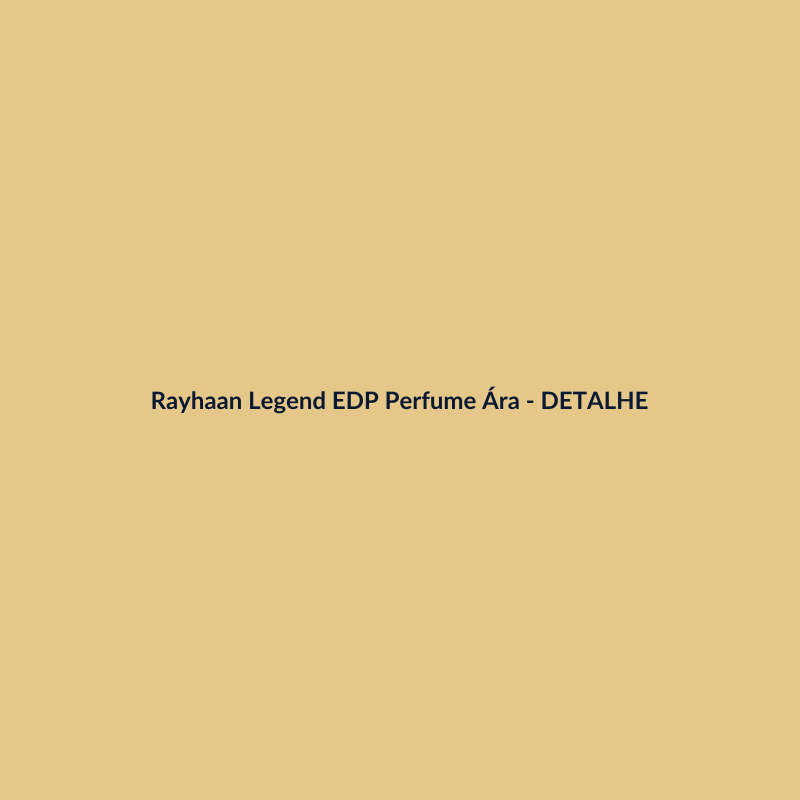 Rayhaan Legend EDP Perfume Árabe 100g - imagem 3
