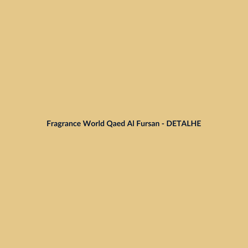 Fragrance World Qaed Al Fursan EDP Perfume Árabe 30ml - imagem 3