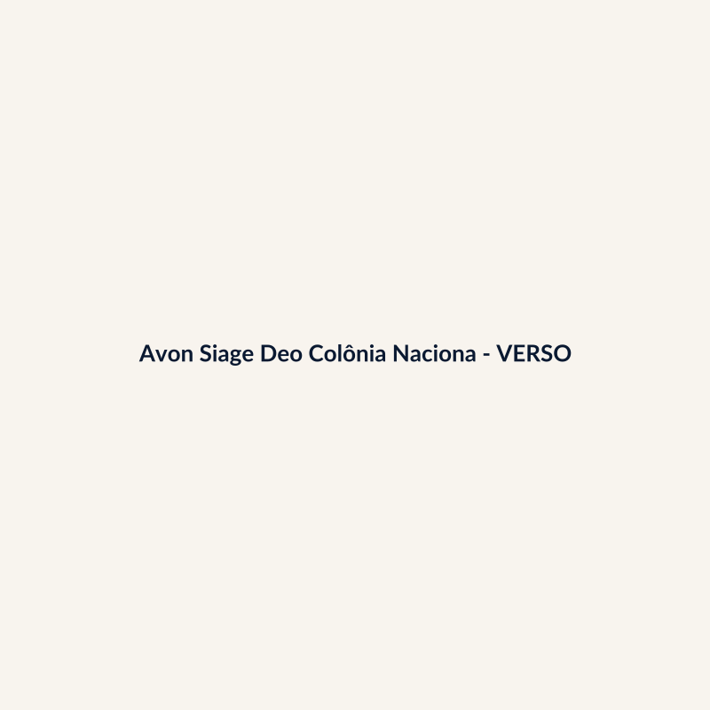 Avon Siage Deo Colônia Nacional 100ml - imagem 2