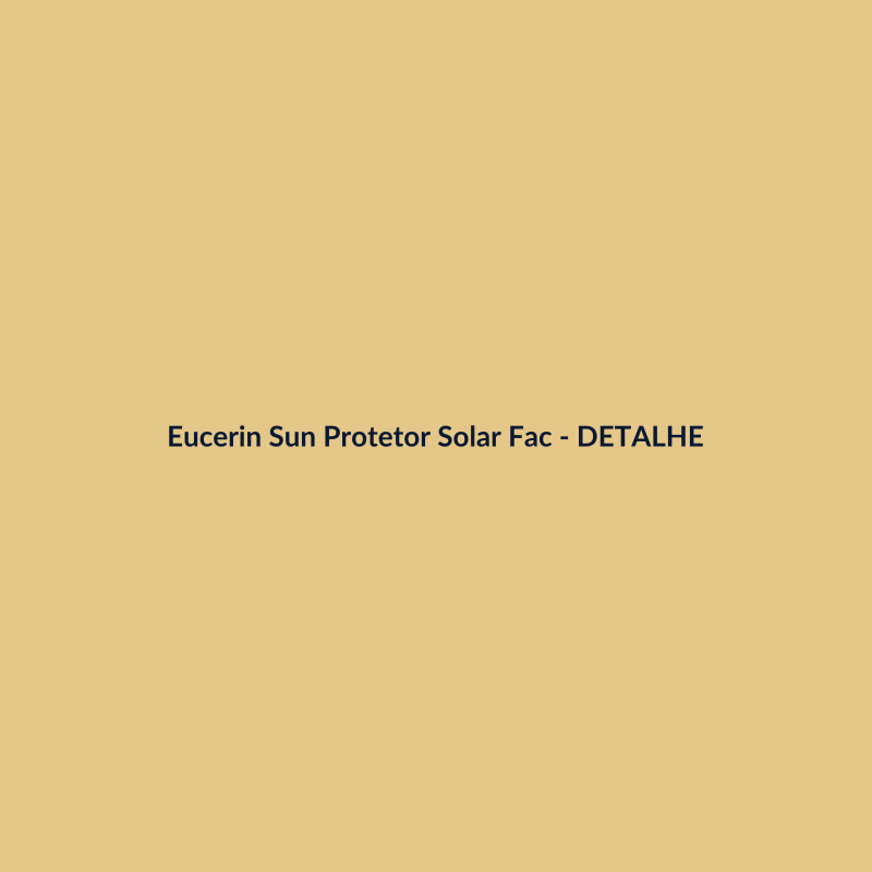 Eucerin Sun Protetor Solar Facial FPS 60 Protetor Solar 30ml - imagem 3