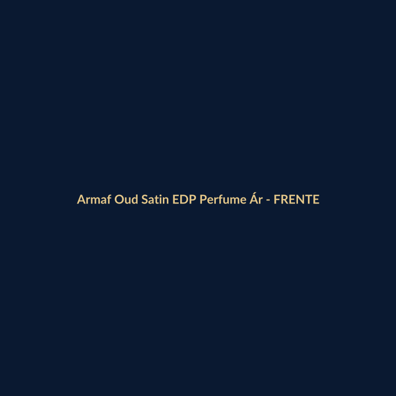 Armaf Oud Satin EDP Perfume Árabe 50ml - imagem 1