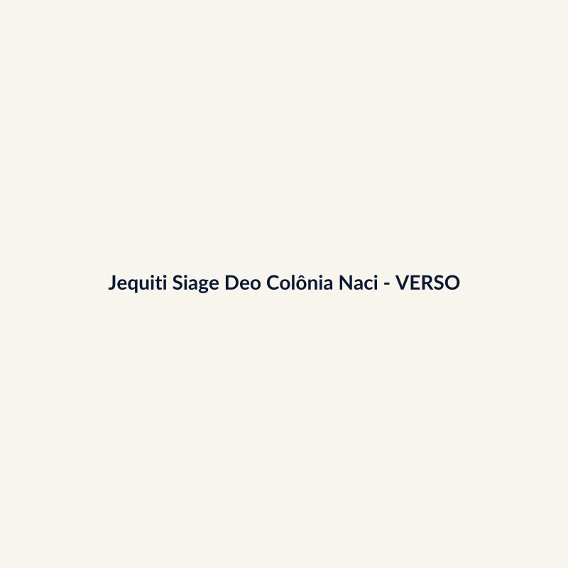 Jequiti Siage Deo Colônia Nacional 90ml - imagem 2