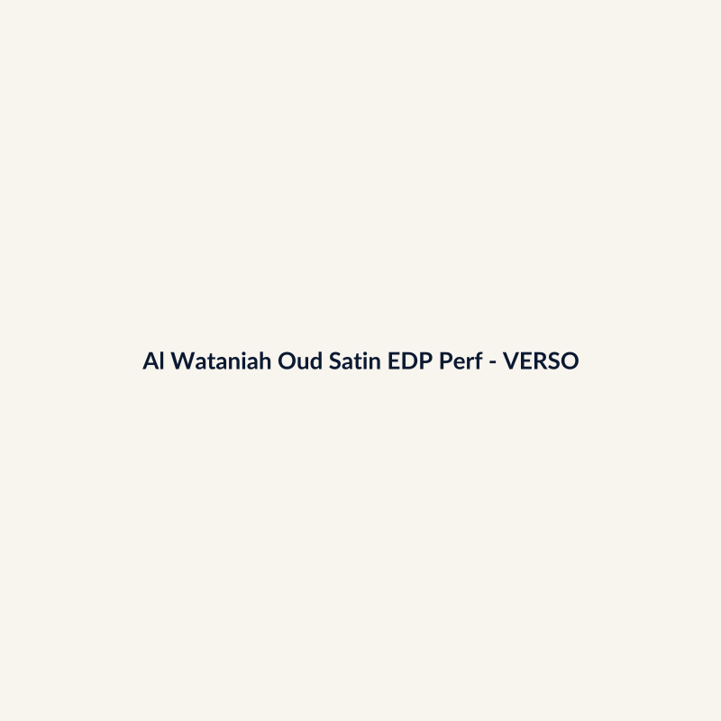 Al Wataniah Oud Satin EDP Perfume Árabe 90ml - imagem 2