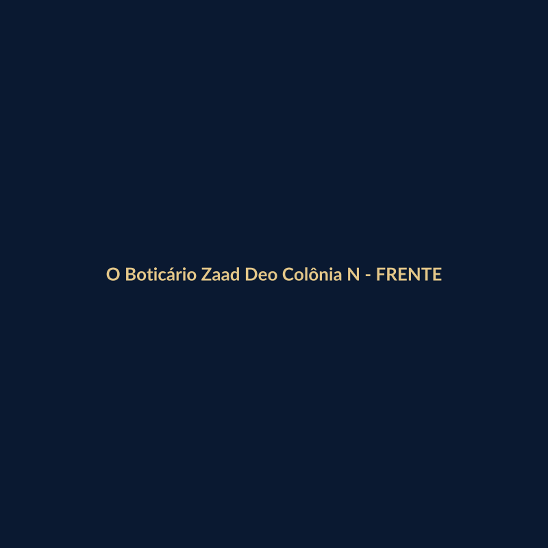 O Boticário Zaad Deo Colônia Nacional 100ml - imagem 1