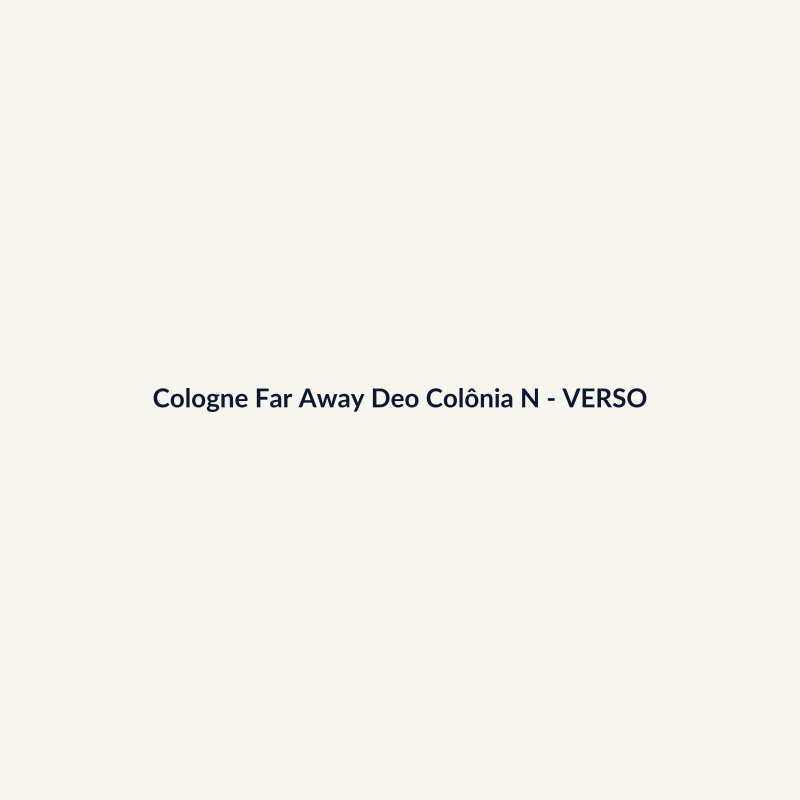 Cologne Far Away Deo Colônia Nacional 30ml - imagem 2