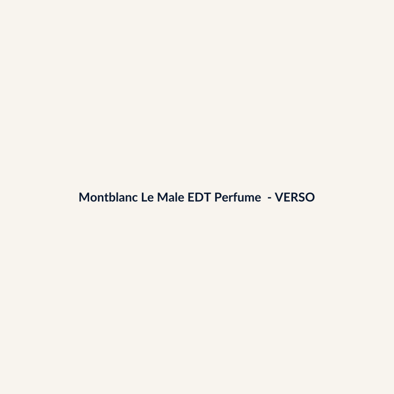 Montblanc Le Male EDT Perfume Importado 100ml - imagem 2