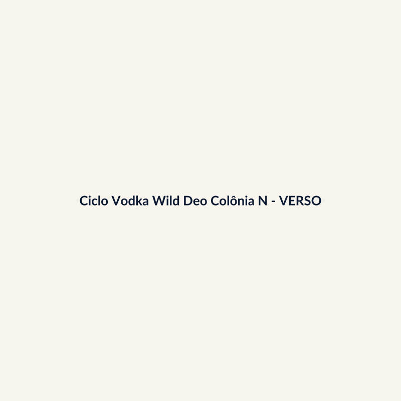 Ciclo Vodka Wild Deo Colônia Nacional 100g - imagem 2