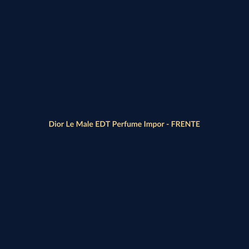 Dior Le Male EDT Perfume Importado 30ml - imagem 1