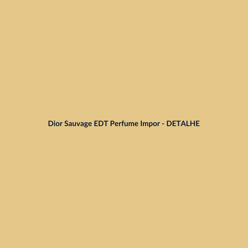 Dior Sauvage EDT Perfume Importado 30ml - imagem 3