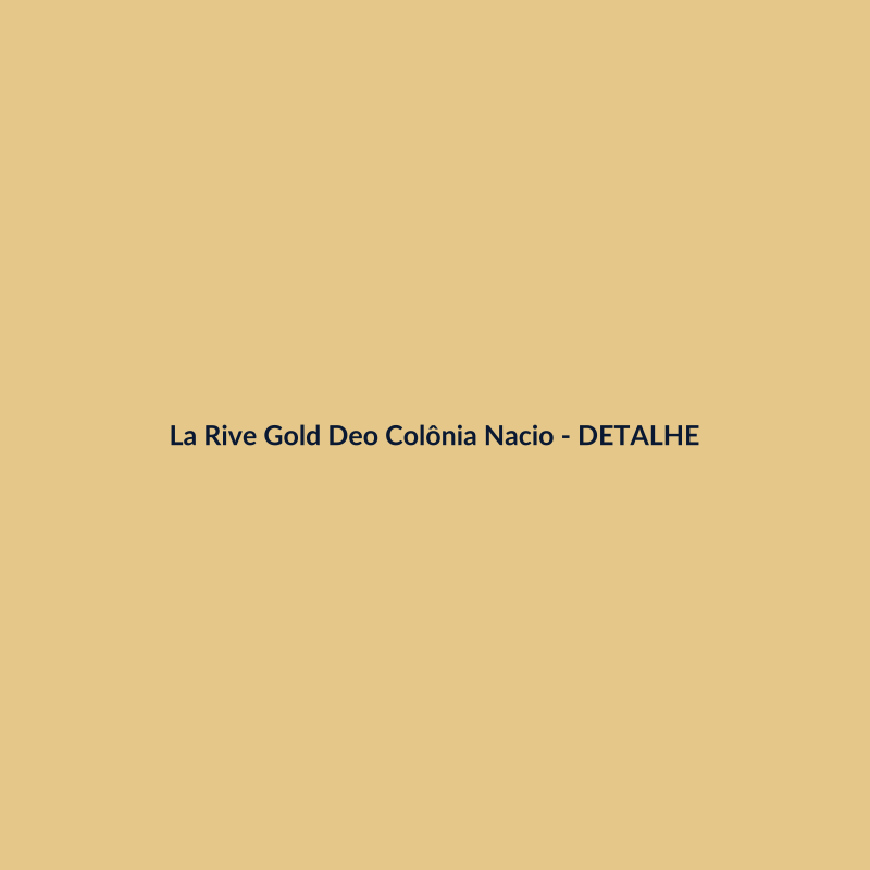 La Rive Gold Deo Colônia Nacional 60ml - imagem 3