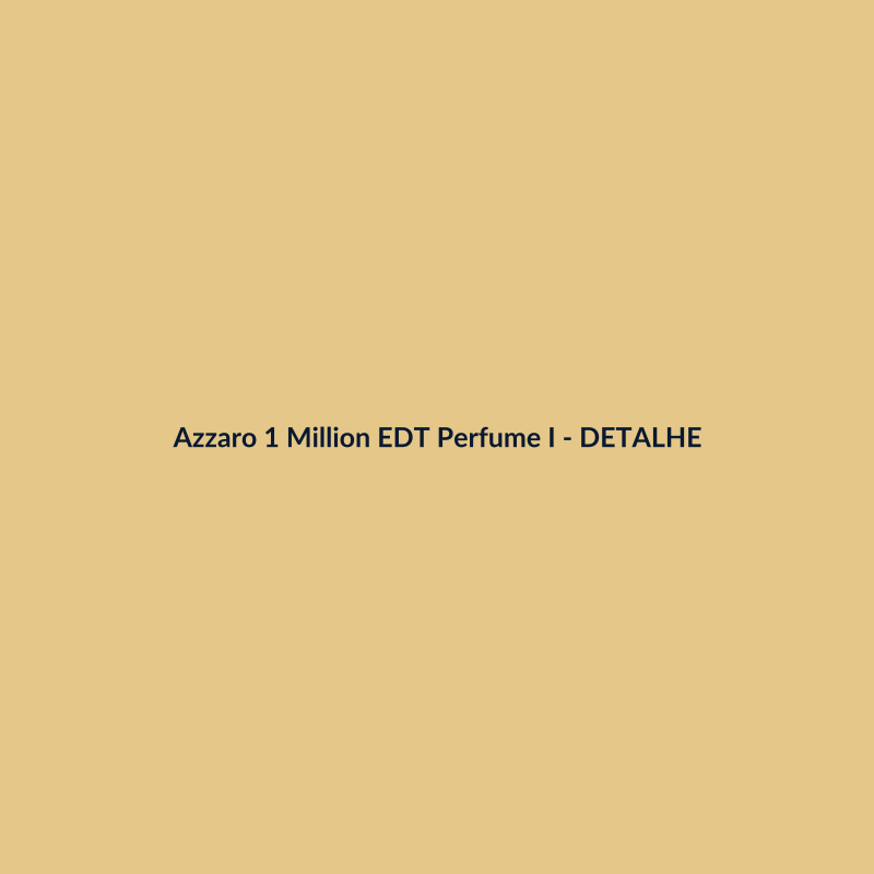 Azzaro 1 Million EDT Perfume Importado 100g - imagem 3