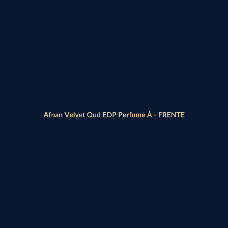 Afnan Velvet Oud EDP Perfume Árabe 30ml - imagem 1
