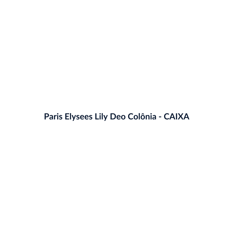 Paris Elysees Lily Deo Colônia Nacional 60ml - imagem 4