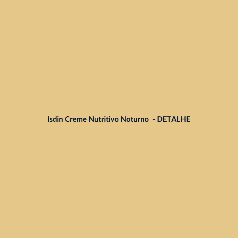 Isdin Creme Nutritivo Noturno Skincare 75ml - imagem 3