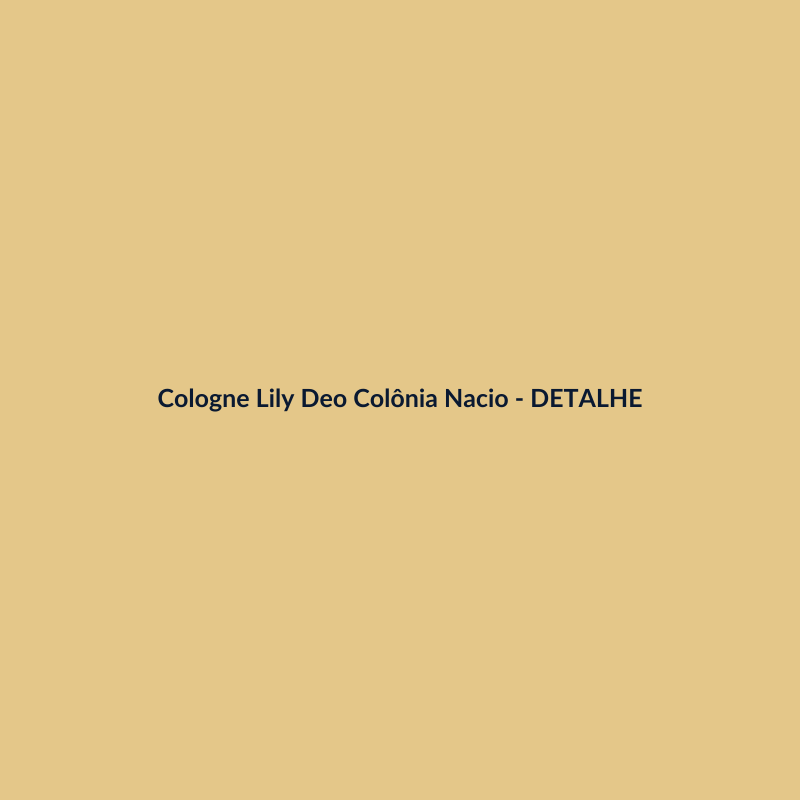 Cologne Lily Deo Colônia Nacional 100g - imagem 3
