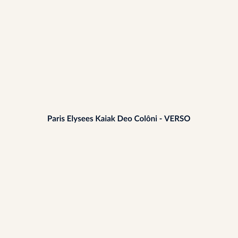 Paris Elysees Kaiak Deo Colônia Nacional 200ml - imagem 2