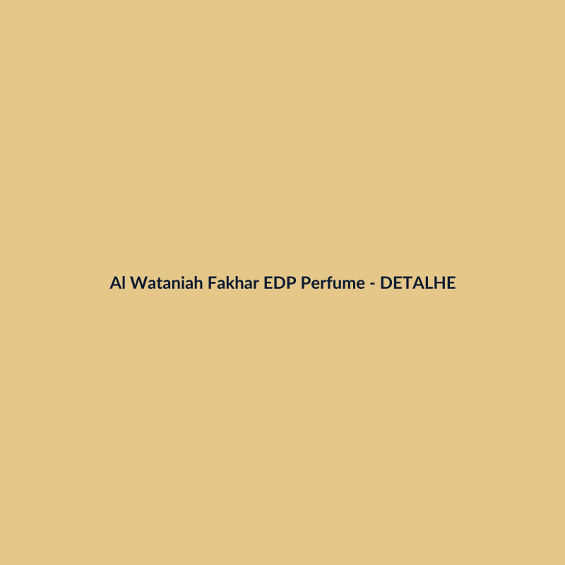Al Wataniah Fakhar EDP Perfume Árabe 75ml - imagem 3