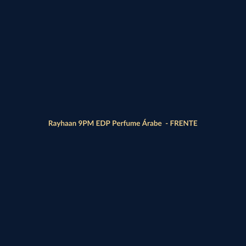 Rayhaan 9PM EDP Perfume Árabe 30ml - imagem 1