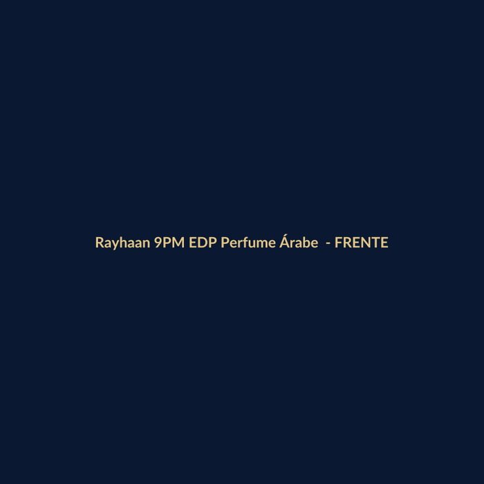 Rayhaan 9PM EDP Perfume Árabe 30ml