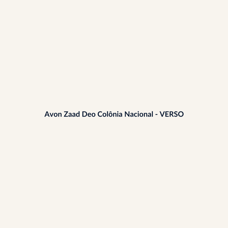 Avon Zaad Deo Colônia Nacional 60ml - imagem 2