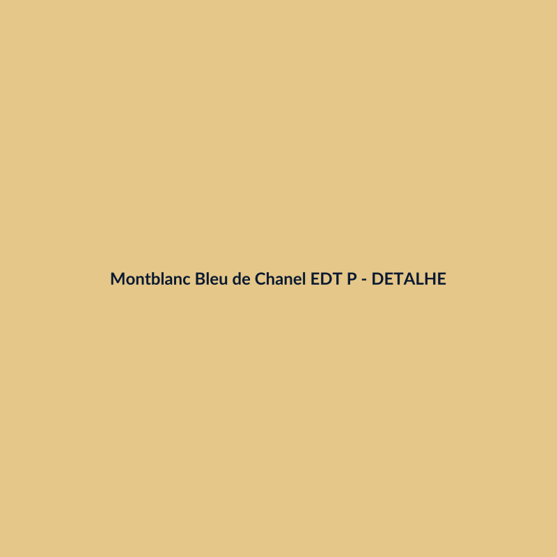 Montblanc Bleu de Chanel EDT Perfume Importado 75ml - imagem 3