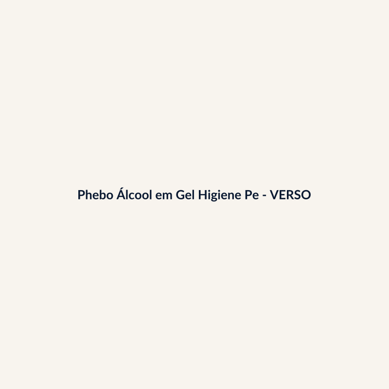 Phebo Álcool em Gel Higiene Pessoal Farmácia 400ml - imagem 2