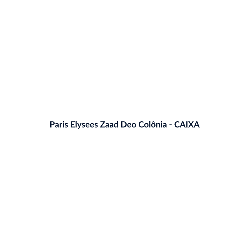 Paris Elysees Zaad Deo Colônia Nacional 100g - imagem 4