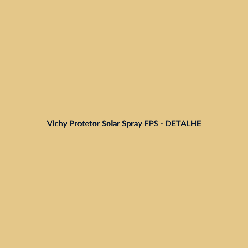 Vichy Protetor Solar Spray FPS 50 Protetor Solar 150ml - imagem 3