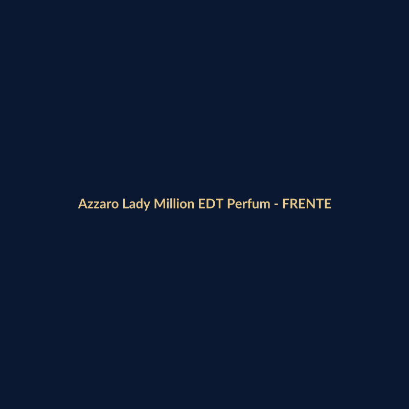 Azzaro Lady Million EDT Perfume Importado 400ml - imagem 1