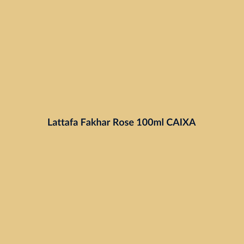 Lattafa Fakhar Rose 100ml Feminino CAIXA