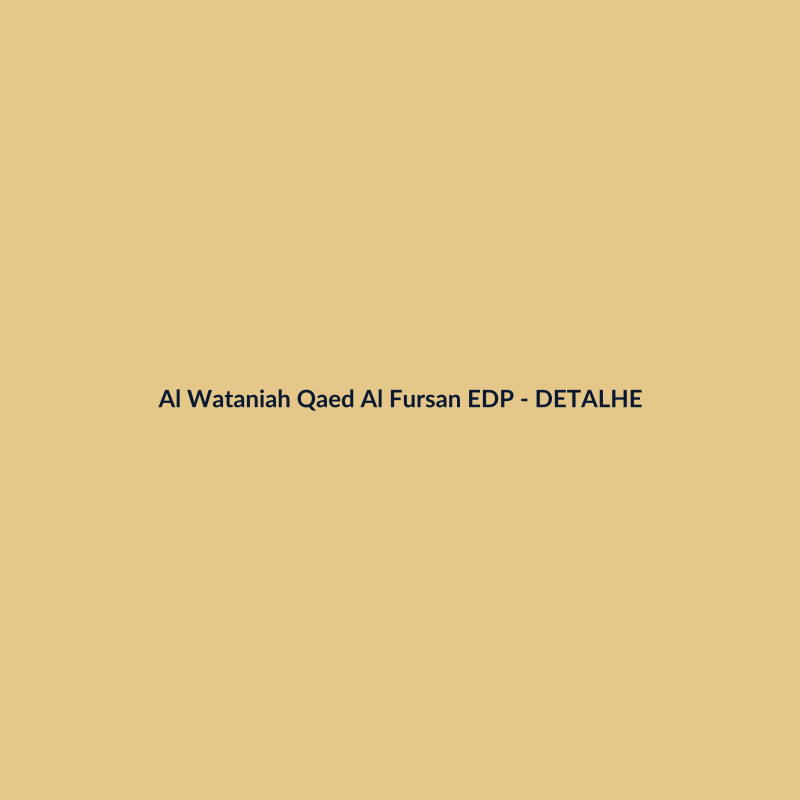 Al Wataniah Qaed Al Fursan EDP Perfume Árabe 75ml - imagem 3
