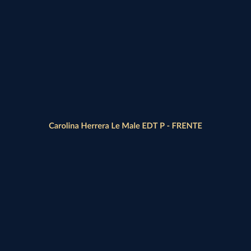Carolina Herrera Le Male EDT Perfume Importado 90ml - imagem 1