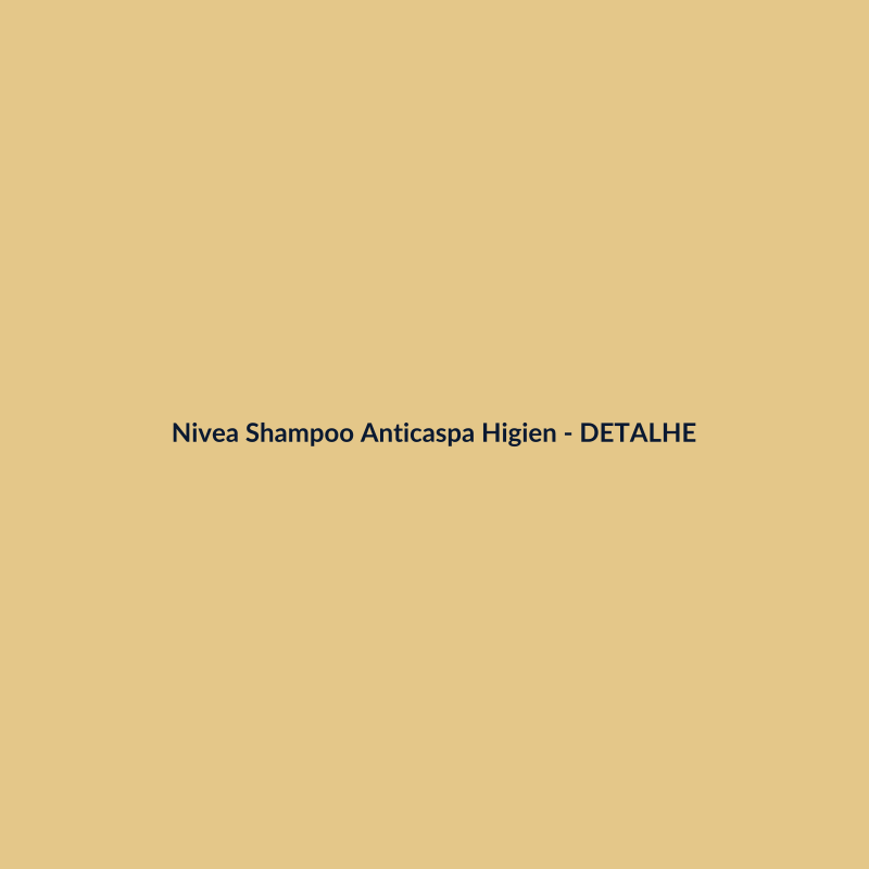 Nivea Shampoo Anticaspa Higiene Pessoal Farmácia 90ml - imagem 3