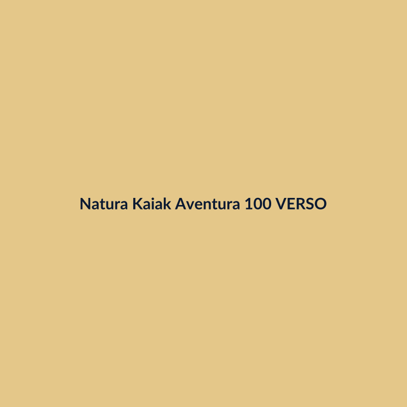 Natura Kaiak Aventura 100ml VERSO